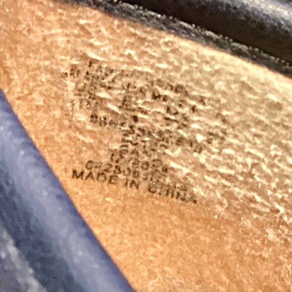 Canyon River Blues Slip On Clogs 10/10.5* Blue Embossed Houndstooth Plaid 263B - Picture 8 of 8